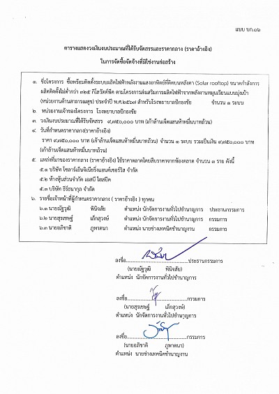 ราคากลาง